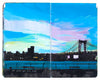 The Traveling Artist Limited Edition with Print #2 "Brooklyn Bridge Dawn"