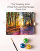 The Traveling Artist Moleskine Sketchbook + Art Learning Package